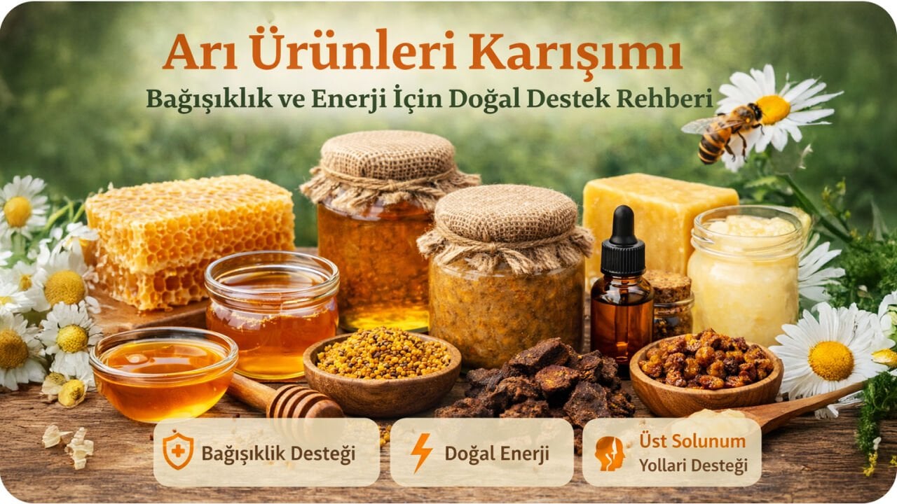 Arı Ürünleri Karışımı: Bağışıklık ve Enerji İçin Doğal Destek Rehberi