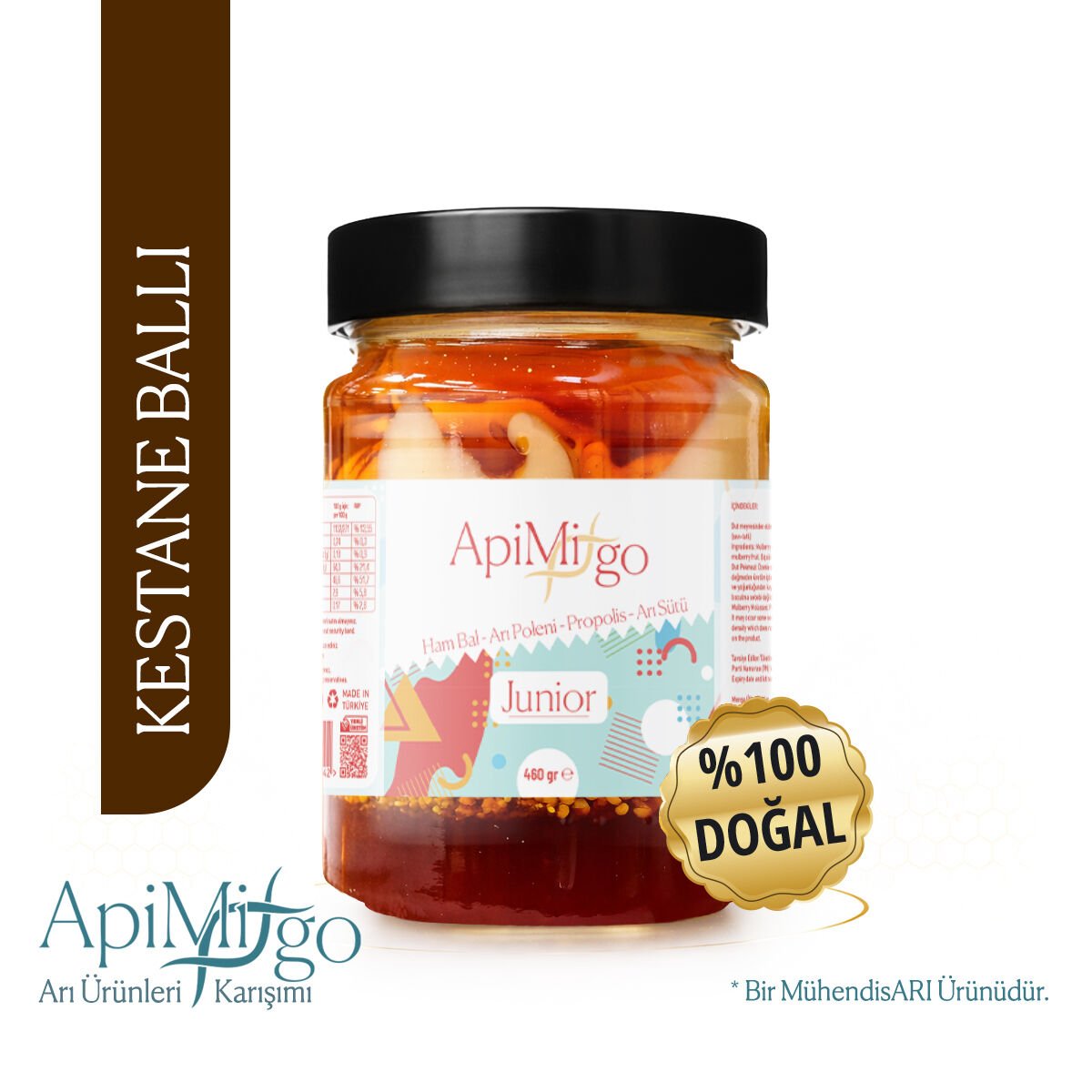 Kestane Ballı ApiMixGo Junior Karışım