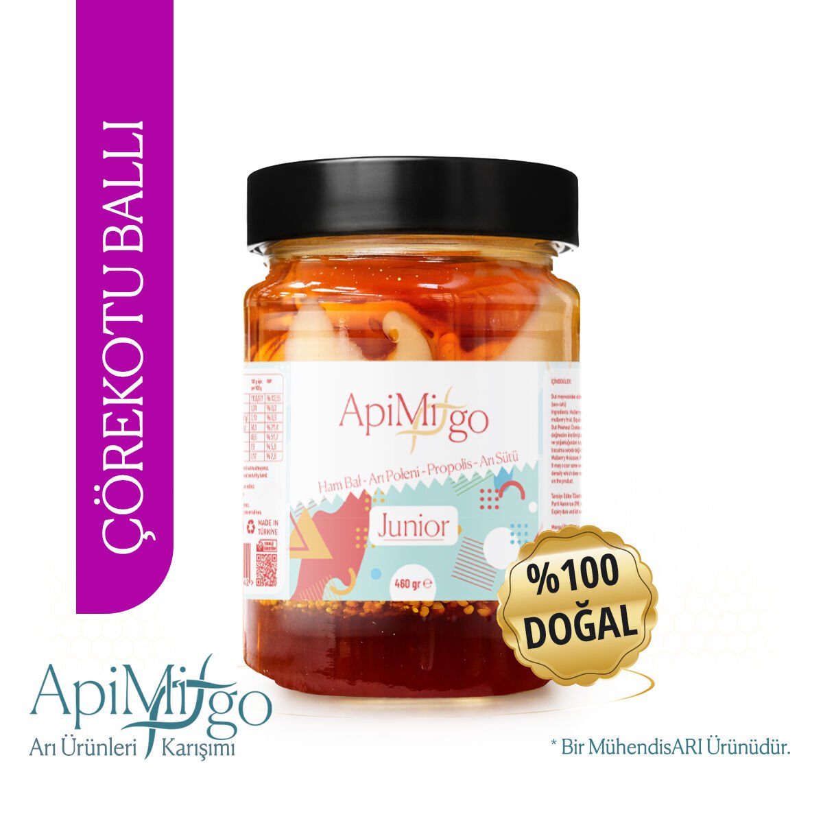 Çörekotu Ballı ApiMixGo Junior Karışım