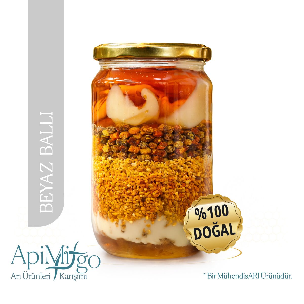 Beyaz Ballı Karışım 500 gr