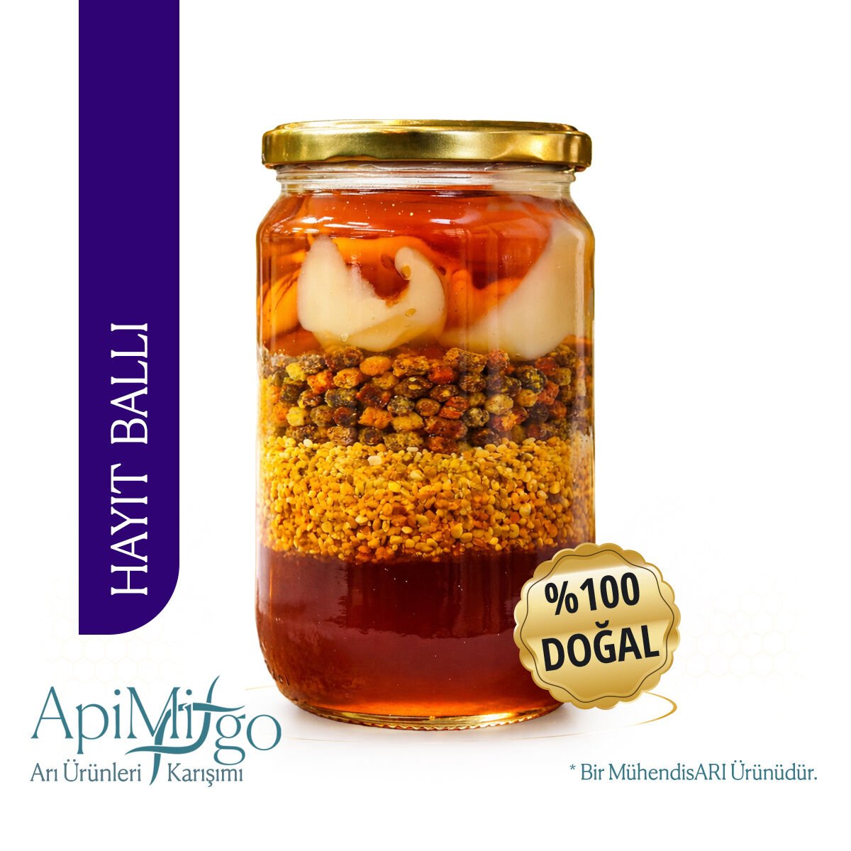 Hayıt Ballı Karışım 1000 gr